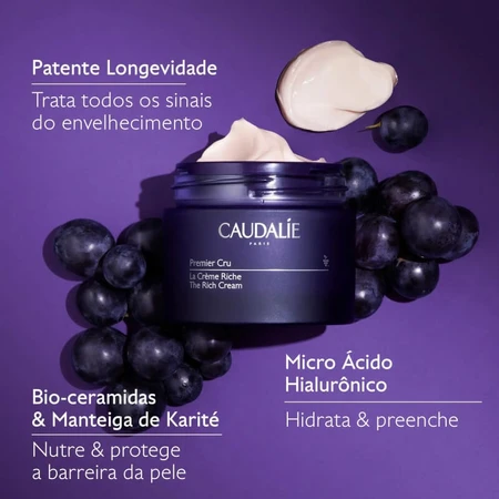 Caudalie Premier Cru Reichhaltige Creme – Anti-Aging-Creme 50 ml