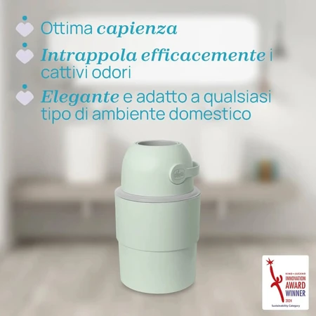 Chicco Odour Off verde – suport telescopic pentru scutece