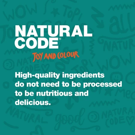 Natural Code 10 Thon et petits poissons blancs - Aliment complémentaire pour chat, 85 g
