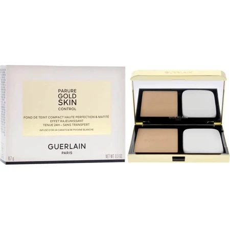 Guerlain Parure Gold Skin Control – fond de ten compact mat – nr. 3N neutru