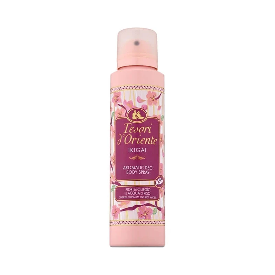 Tesori d'Oriente Ikigai - Deodorantspray met kersenbloesem en rijstwater, 150 ml