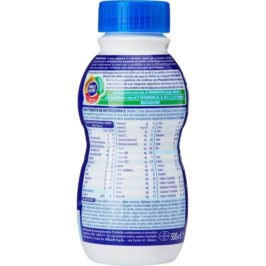Mellin 2 vloeibare groeimelk, 500 ml