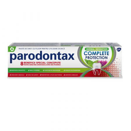 Vollständiger Schutz Zahnpasta Herbal Sensation Parodontax, 75 ml, Gsk