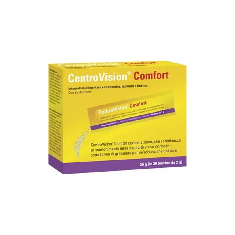 Centrovision Comfort 28 Beutel mit Orangenaroma – Nahrungsergänzungsmittel für die Sehkraft