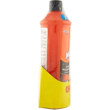 Mr Muscle Gel de curățare pentru instalații sanitare 3 în 1 – pachet de 2 x 1000 ml