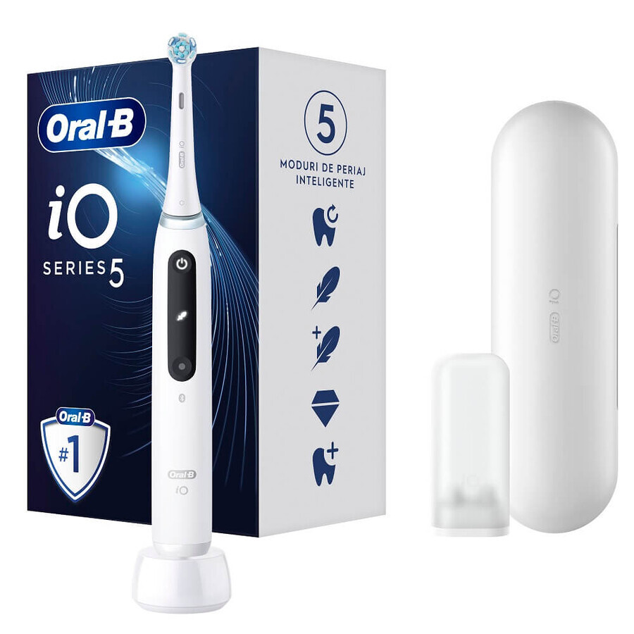 Elektrische Zahnbürste iO5 Quite White, Oral-B