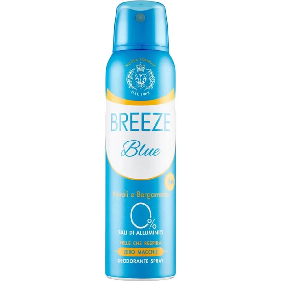 Breeze Blue Neroli i bergamotka – dezodorant w sprayu, 150 ml: ceny i cechy