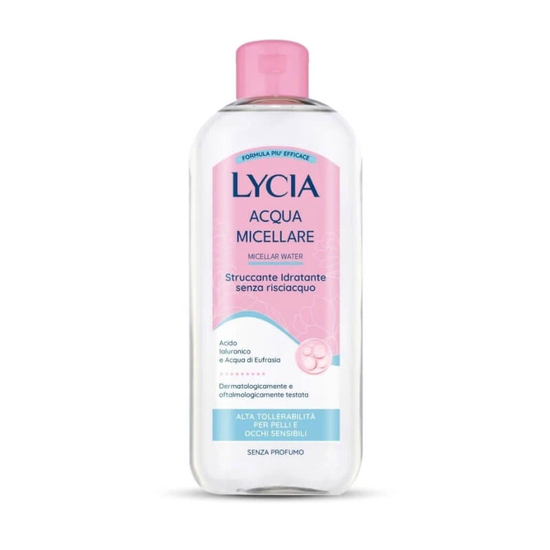 Lycia Mizellenwasser – Feuchtigkeitsspendender Make-up-Entferner ohne Abspülen für empfindliche Haut, 400 ml
