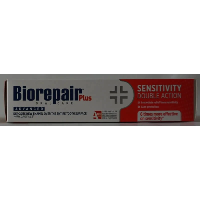 Biorepair Plus Advanced Dual-Action Sensitivity – Zahnpasta für empfindliche Zähne, 75 ml
