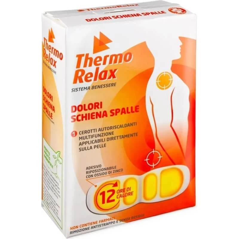Thermorelax – Selbstwärmendes Pflaster gegen Rücken- und Schulterschmerzen
