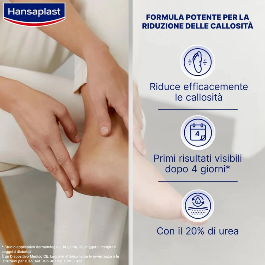 Hansaplast Anti-calus, tratament intensiv sub formă de cremă cu 20% uree, 75 ml