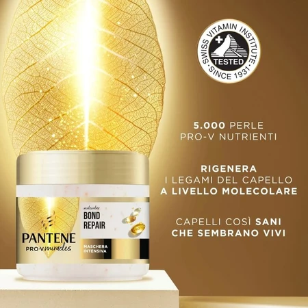 Pantene Molecular Bond Repair - Intensive Mask for Damaged Hair, 300 ml