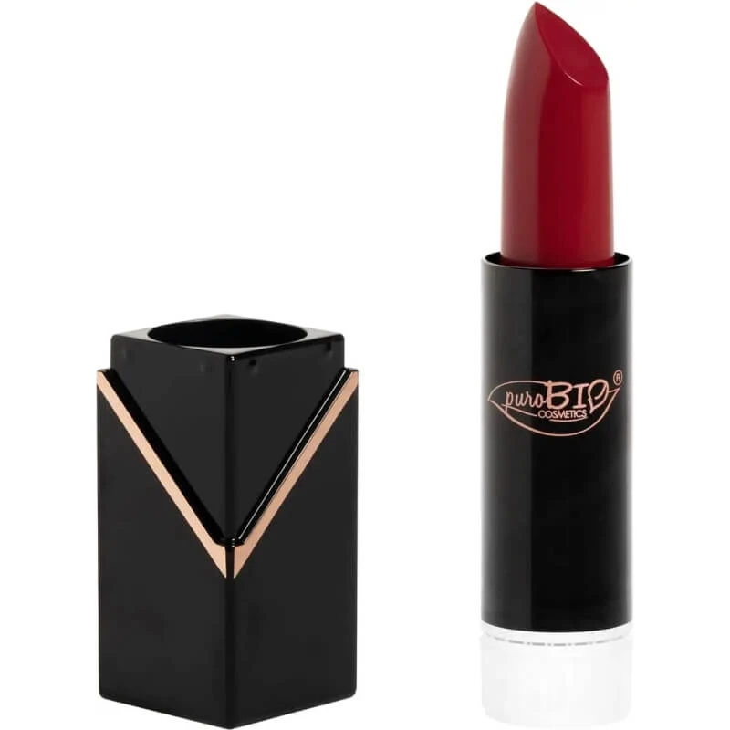 Purobio Creamy-Matte Lippenstift – Nr. 103 Strawberry Red Nachfüllmine