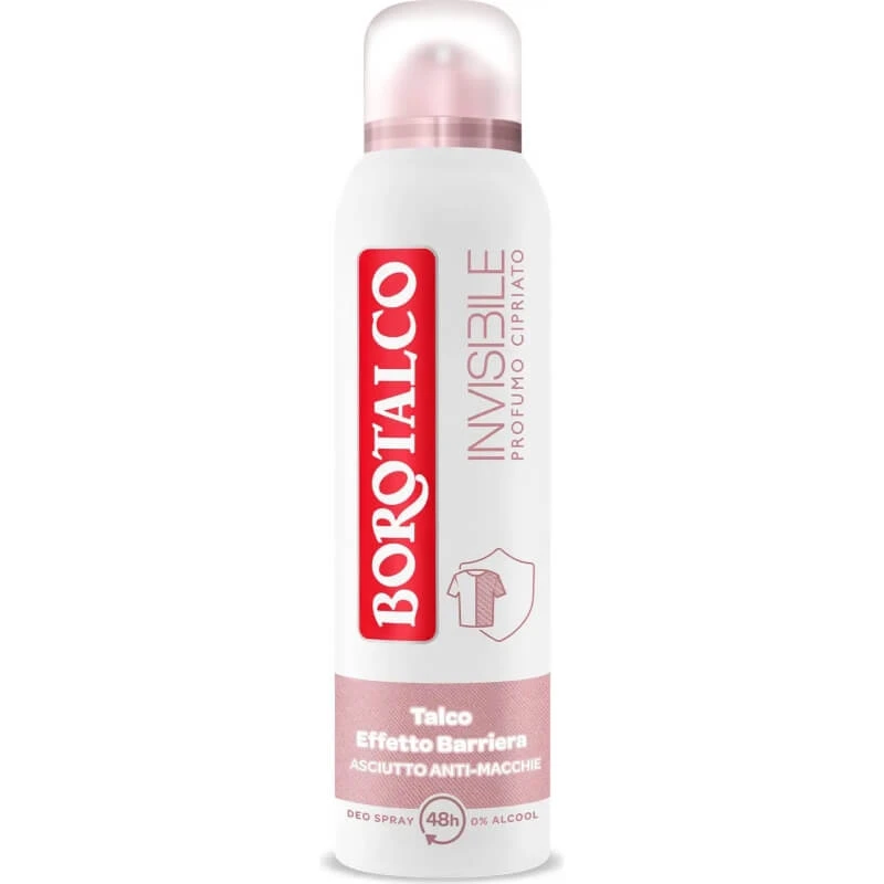 Borotalco Invisible Powdery Scent – 48-Stunden-Deo-Spray, 150 ml