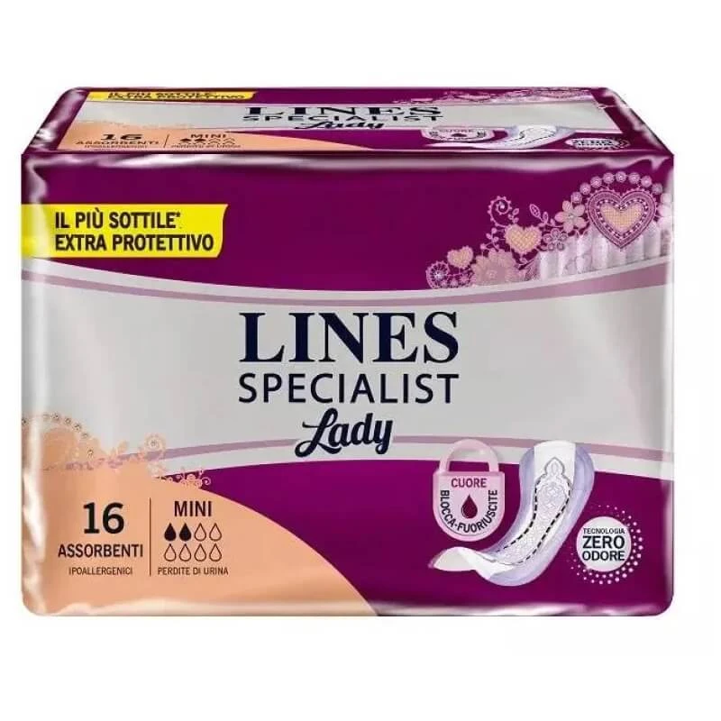 Lines Specialist Lady Mini – 16 Binden für leichte Inkontinenz