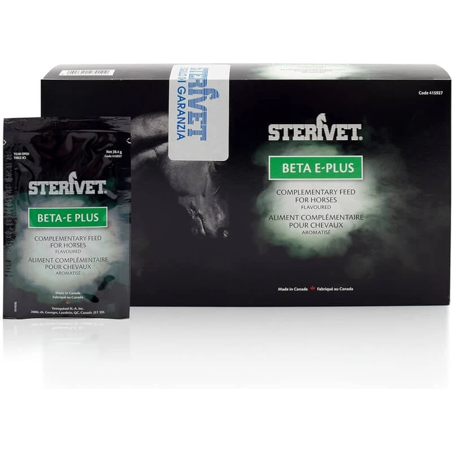 Equality Sterivet beta e-plus - un complément alimentaire destiné aux chevaux de sport de haut niveau