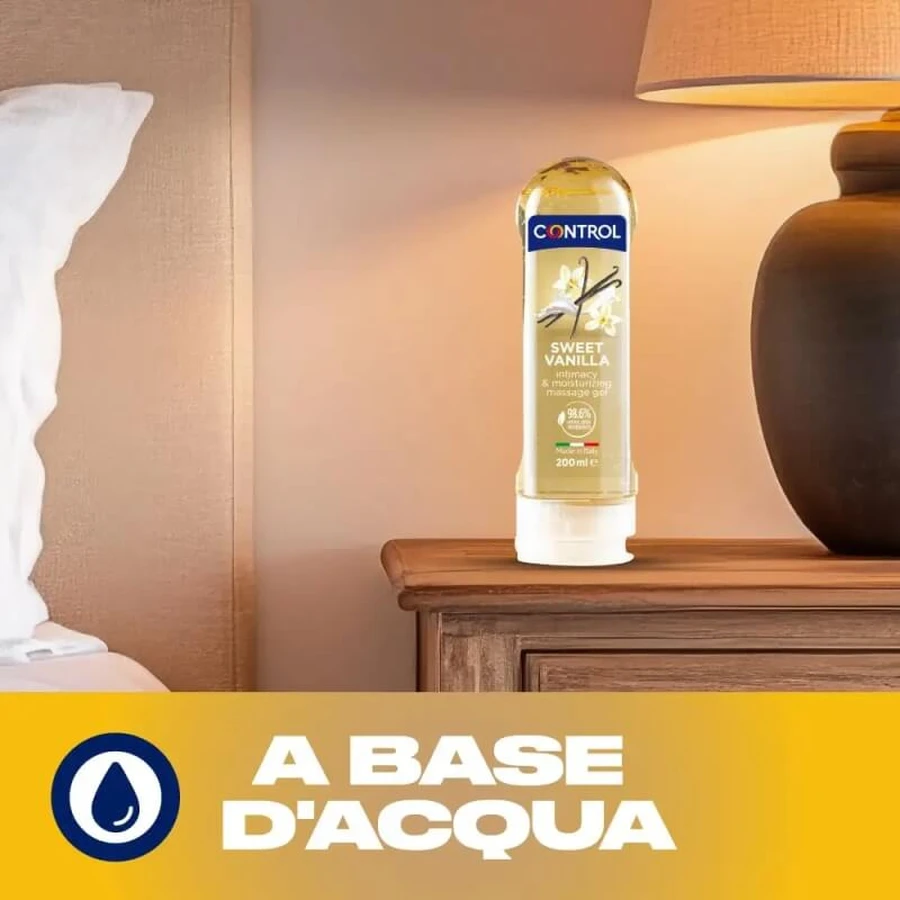 Control Madagascar Sweetness 2 în 1 – gel de masaj cu efect de încălzire, 200 ml