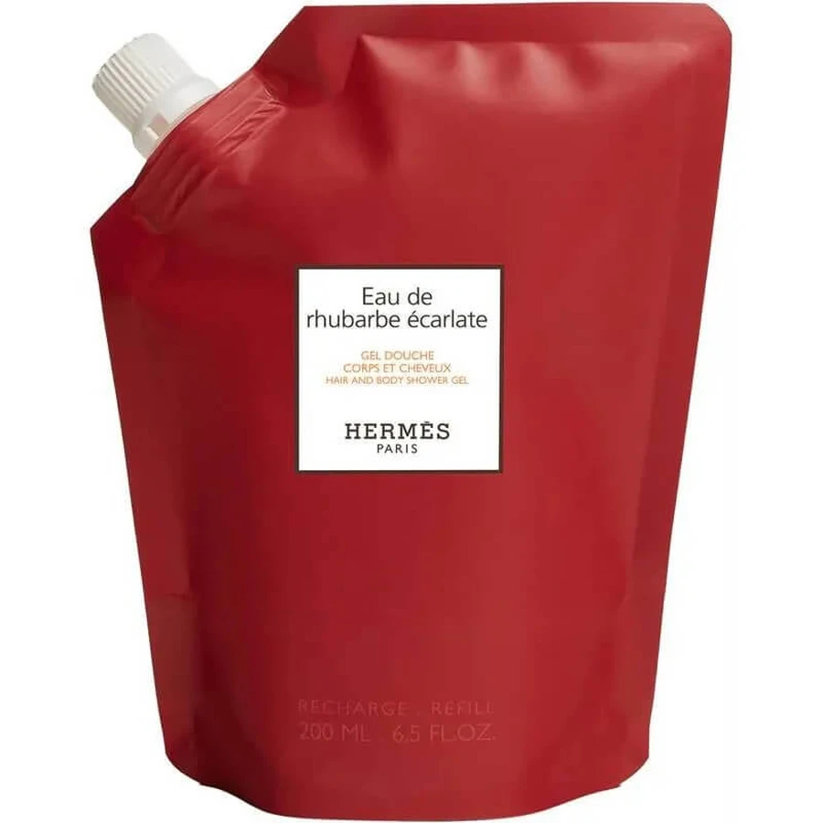 Hermes Eau de rhubarbe écarlate – gel de duș – rezerve de 200 ml