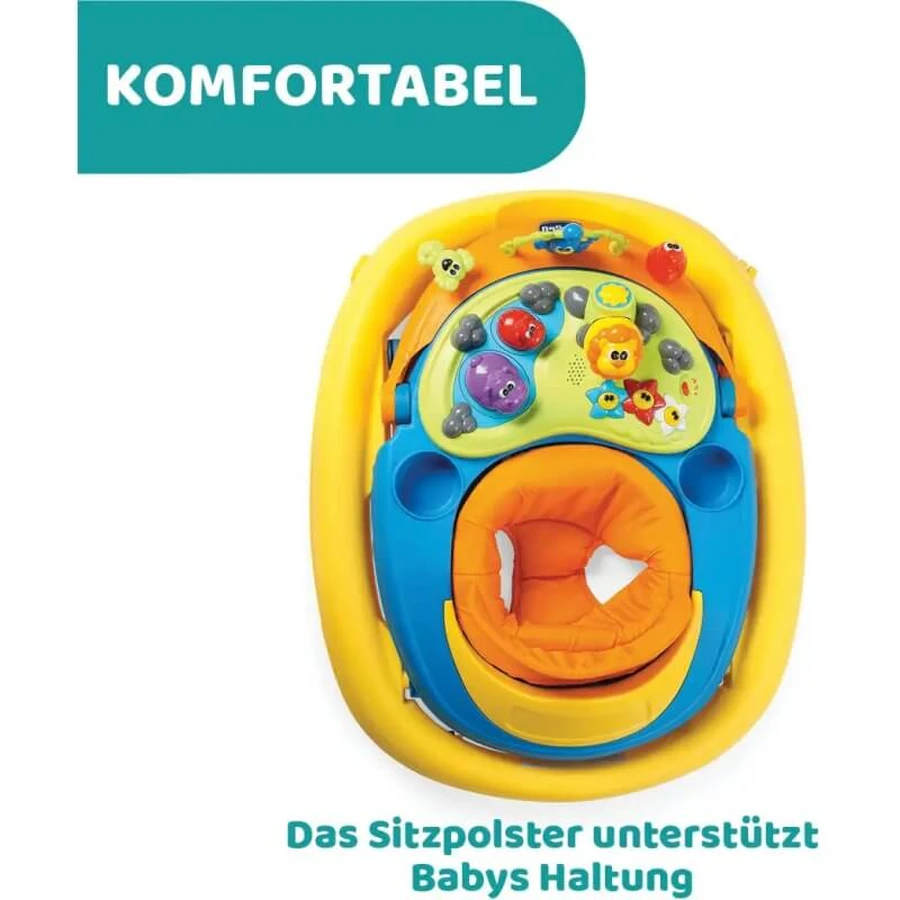 Chicco Walky Talky Sunny – cărucior de plimbare cu bară de joacă 3D