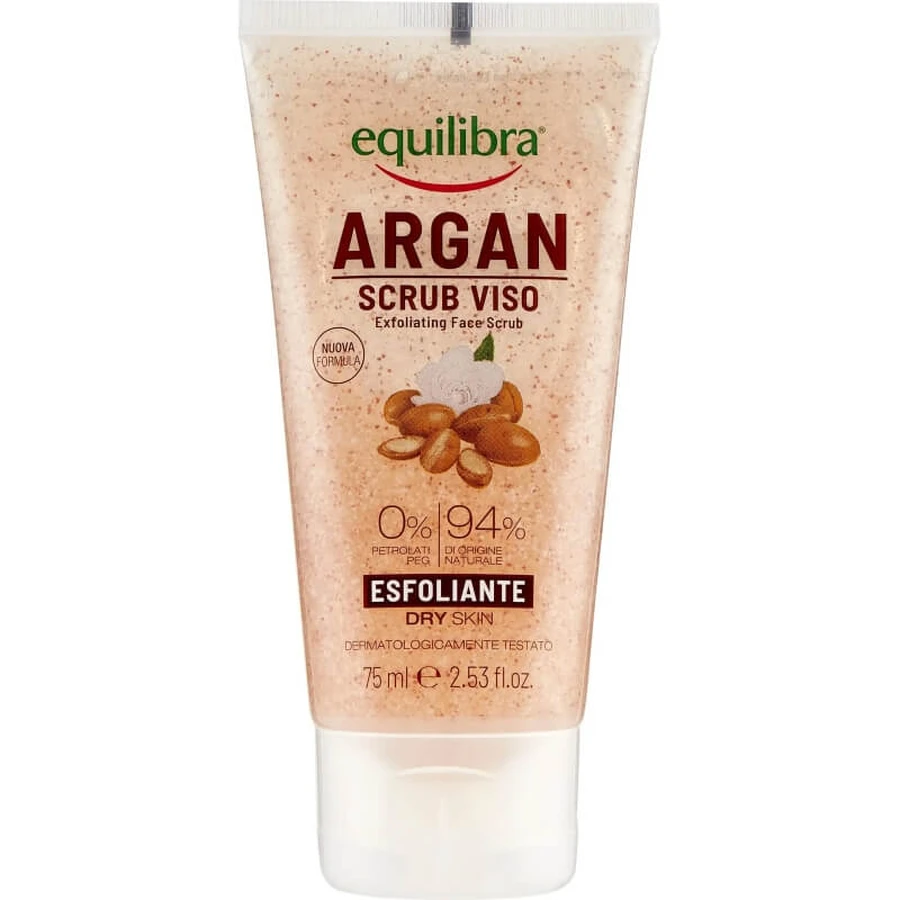 Equilibra argan - exfoliant facial 75 ml