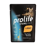 Prolife Sterilised light grainfree sensitive tacchino e oca - alimento completo per gatti adulti sterilizzati 85 gr