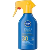 Nivea Sonnenschutz LSF 30 – Sonnenschutz &amp; Feuchtigkeitspflege Citracell Protect Sonnenspray mit Sprühkopf, 250 ml