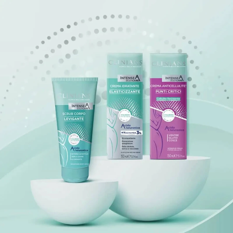 Clinians Intense – cremă anticelulitică pentru zonele critice – abdomen, fese și coapse, 150 ml