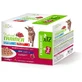 Natural Trainer Adult Tuna and Beef Bites Multipack - Complete Food for Adult Cats, 12 pouches x 85 g