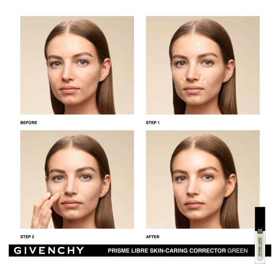 Givenchy Prisme libre – corector multifuncțional cu efect de îngrijire a tenului – verde