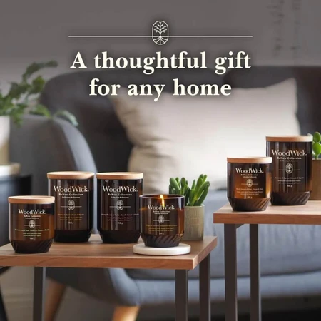 Woodwick Lavendel & Zypresse – Große Duftkerze, 368 g