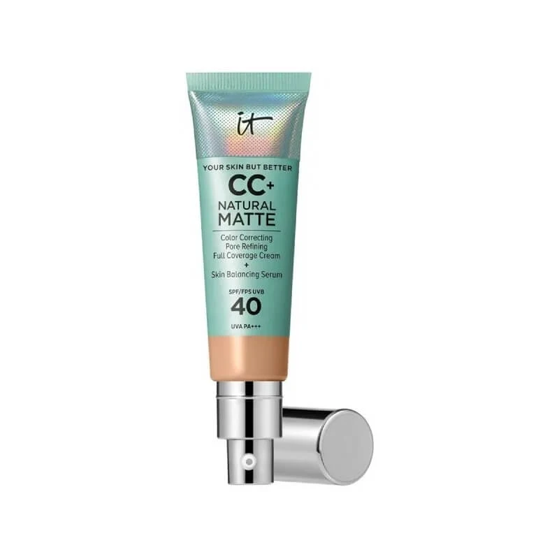 It Cosmetics CC+ Cream Natural Matte Foundation LSF 40 – Foundation mit voller Deckkraft – Neutral Medium
