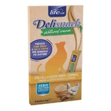 Life Petcare Deli Natural Cream Snack with Chicken, Mussels, and Quinoa - Cat Snack, 100 g