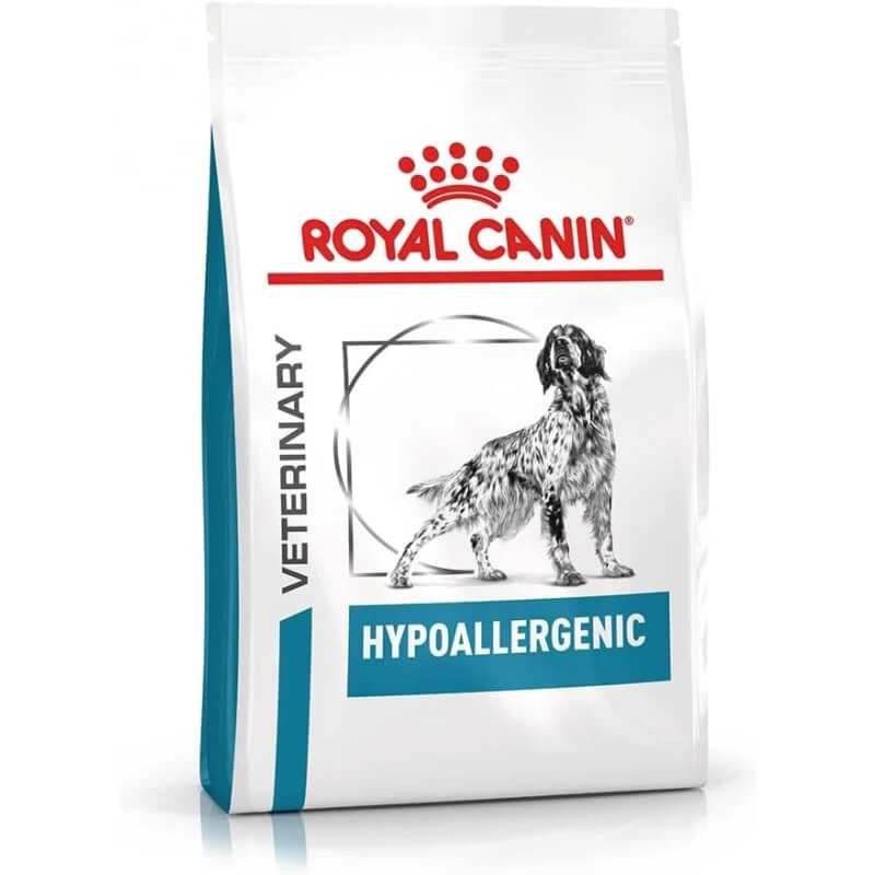 Royal Canin Hypoallergenic – Alleinfuttermittel für Hunde mit Nahrungsmittelunverträglichkeiten, 14 kg