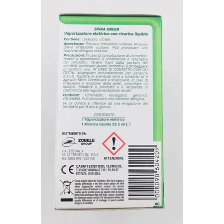 Spira Green Electric Vaporizer - Insecticide