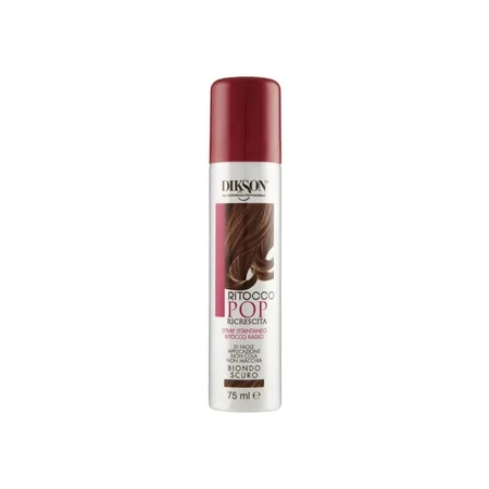 Dikson Ritocco pop pentru rădăcini – spray instant pentru retușarea rădăcinilor, blond închis, 75 ml