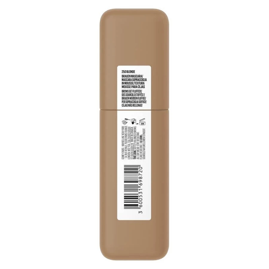Maybelline Superfluff – rimel pentru sprâncene sub formă de spumă, nr. 250 blond