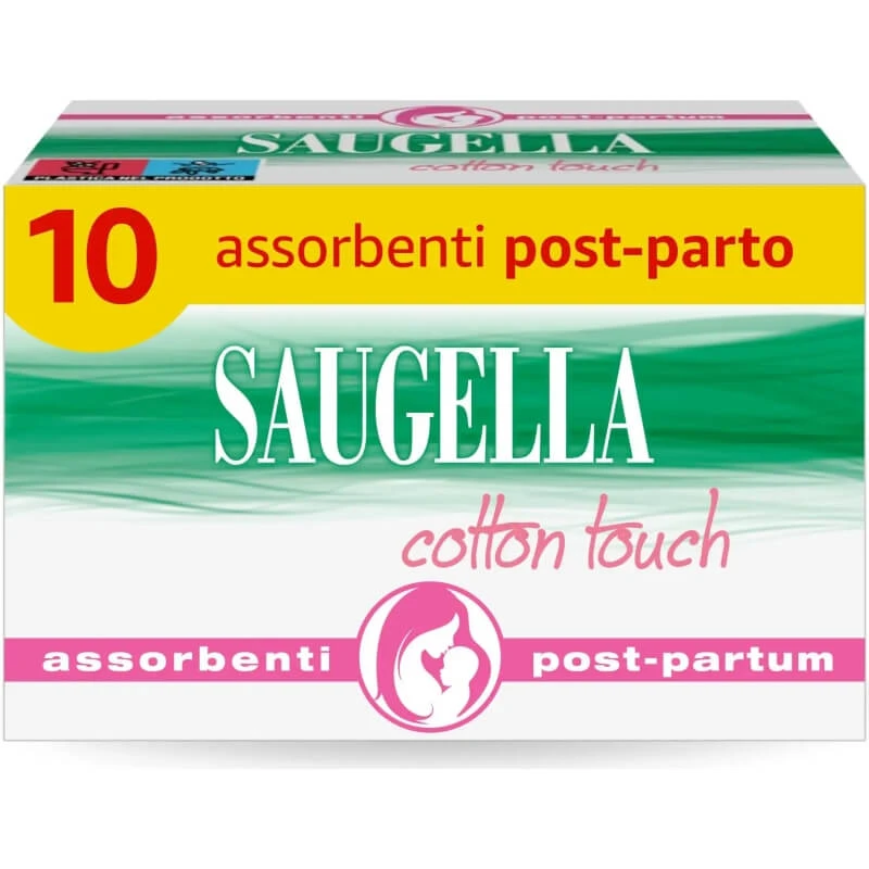 Saugella Wochenbettbinden, Cotton Touch, 10 Stück