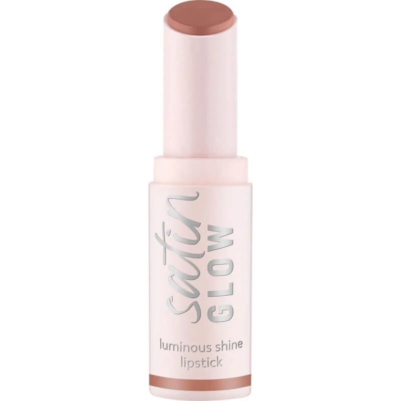 Essence Satin Glow Luminous Shine Lippenstift – Lippenstift Nr. 01 Whole Latte Love
