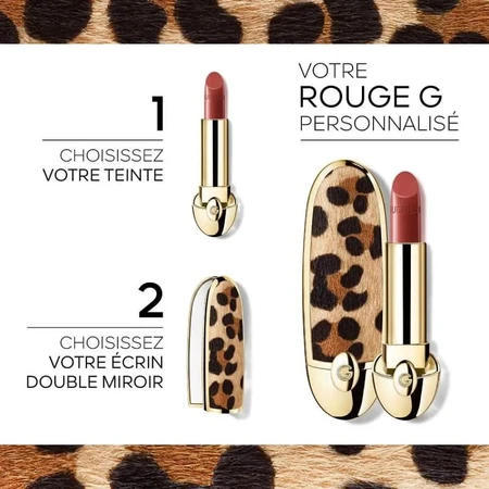 Guerlain Rouge G – capac cu oglindă dublă – Le Fauve