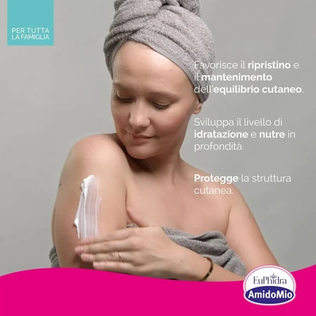 Euphidra Amidomio - Crema corporal hidratante y nutritiva, 250 ml