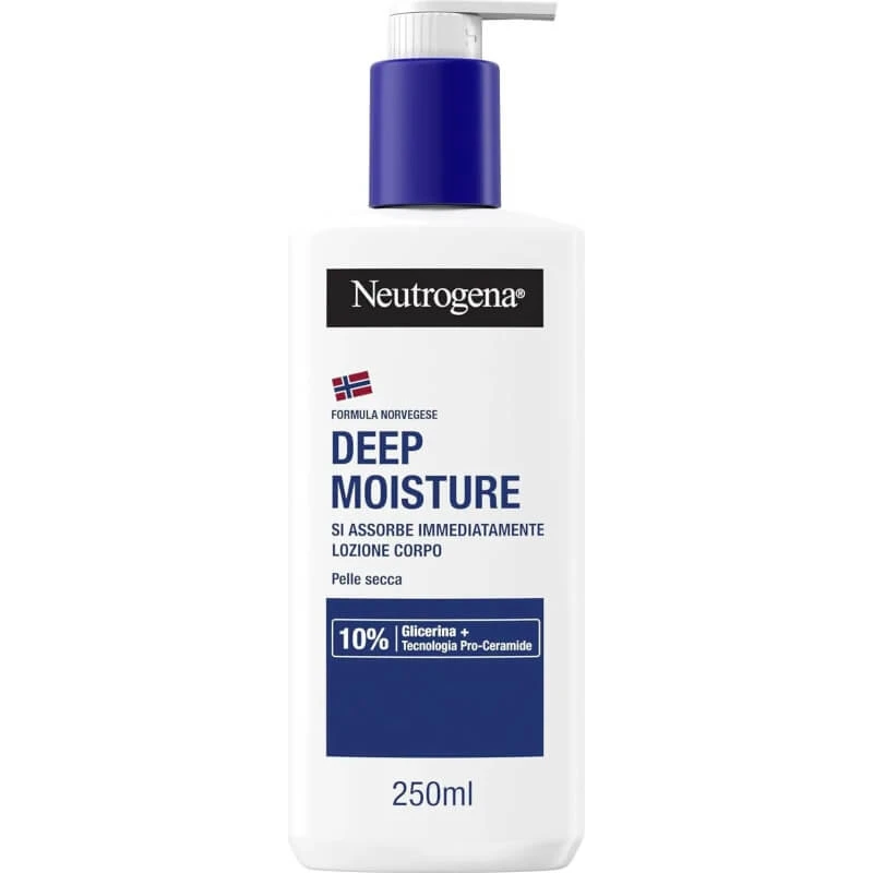 Neutrogena Deep Moisture – Schnell einziehende Körperlotion, 200 ml