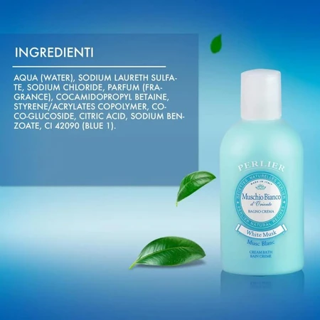 Perlier White Musk of the Orient - Crème de bain 500 ml