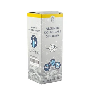 Argento colloidale ionico supremo 20 ppm - dispositivo medico antibiotico e antibatterico 50 ml