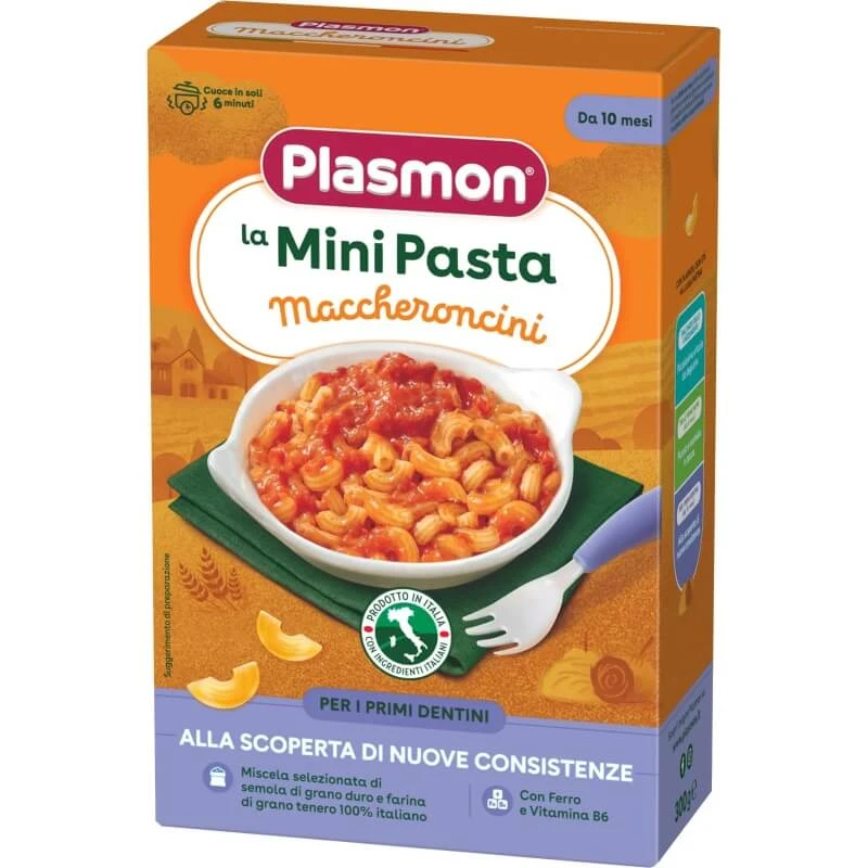 Plasmon Maccheroncini – Nudeln für Kinder, 300 g