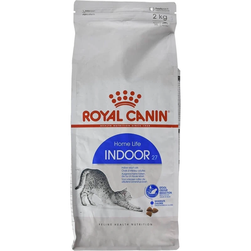 Royal Canin Indoor 27 – Trockenfutter für Katzen, 2 kg