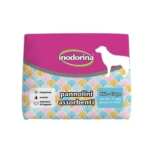 Inodorina 12 scutece absorbante pentru cățelușe, mărimea XXL, 50-70 cm