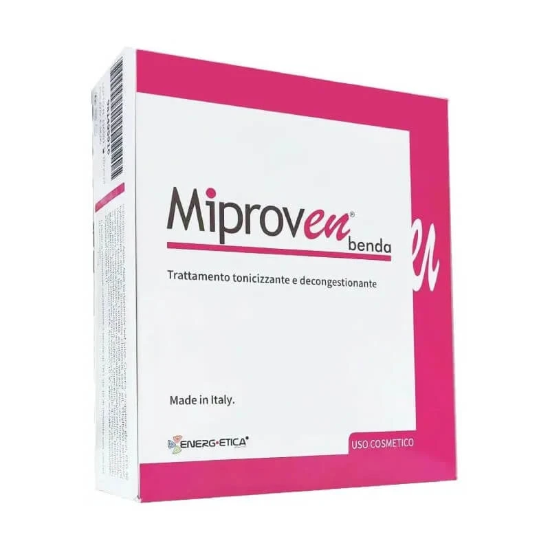 Energ-etica pharma Miproven-Bandage – straffende und abschwellende Behandlung – 2 Bandagen à 250 ml