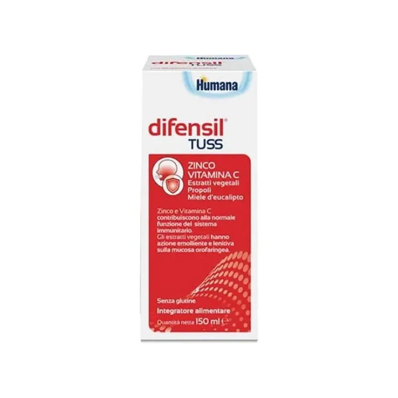 Humana Defensil Tuss 150 ml – Nahrungsergänzungsmittel zur Stärkung des Immunsystems