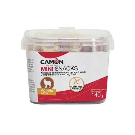 Camon Mini snack steluțe cu carne de miel – hrană complementară pentru câini adulți, 140 g