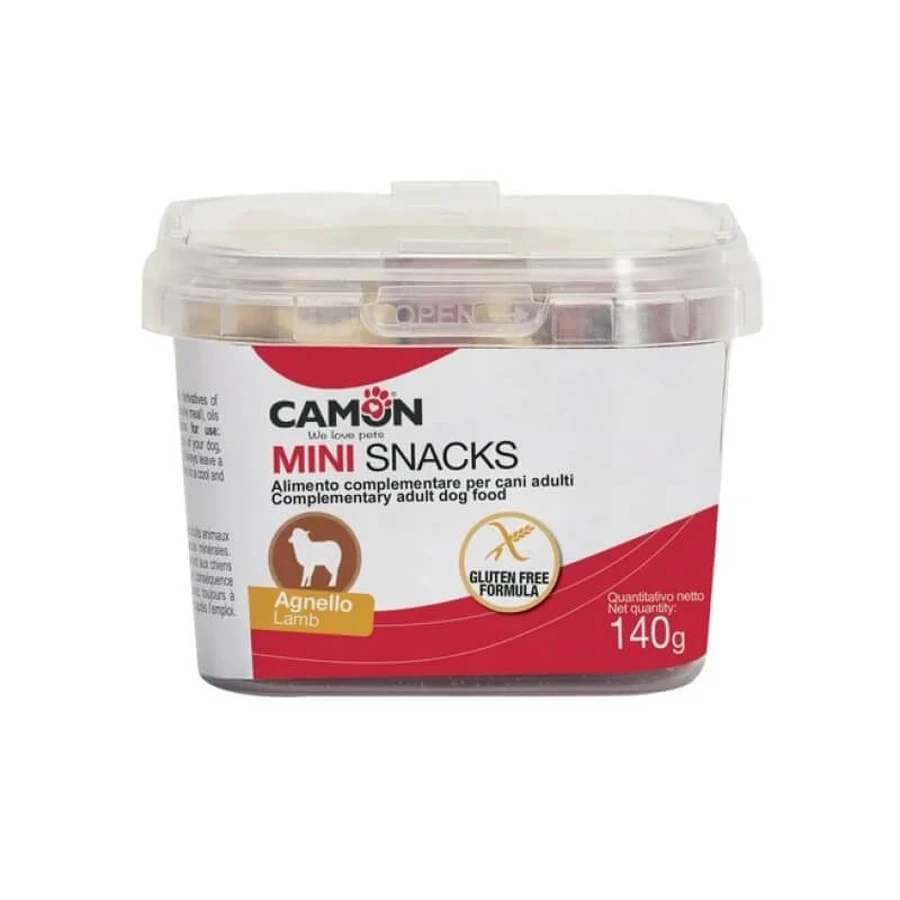Camon Mini snack steluțe cu carne de miel – hrană complementară pentru câini adulți, 140 g